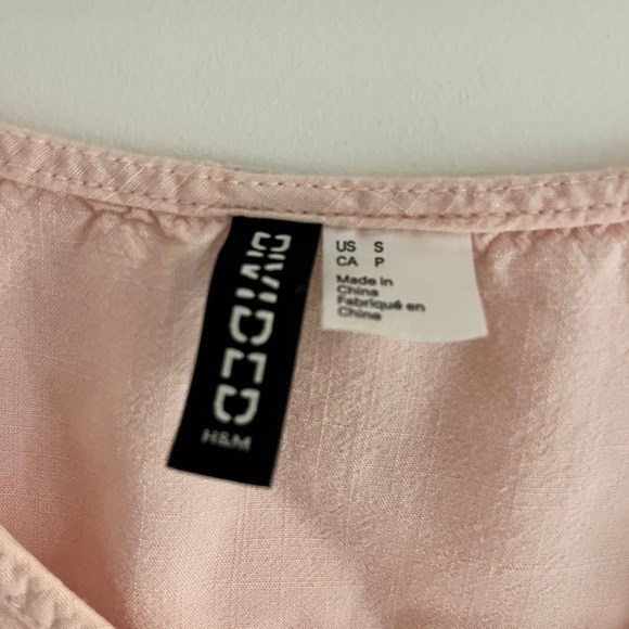 H&M Pink Crop Tank Top - Picture 3 of 3